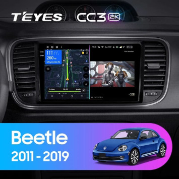 Штатная магнитола Teyes CC3 2K 6/128 Volkswagen Beetle A5 (2011-2019)