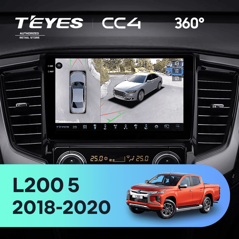 Штатная магнитола Teyes CC4 360 6/64 Mitsubishi L200 5 (2018-2020) F2