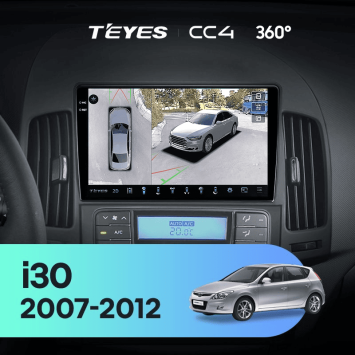 Штатная магнитола Teyes CC4 360 6/64 Hyundai i30 1 FD (2007-2012) F1