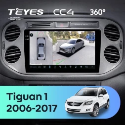 Штатная магнитола Teyes CC4 360 8/128 Volkswagen Tiguan 1 NF (2006-2011) F2