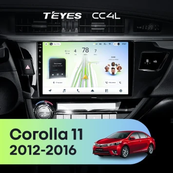 Штатная магнитола Teyes CC4L 6/64 с DTS Toyota Corolla (2012-2016) Тип-A