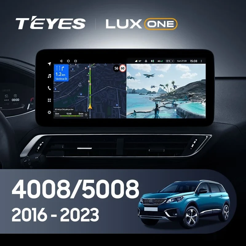 Штатная магнитола Teyes LUX ONE 6/128 Peugeot 4008 (2016-2023)