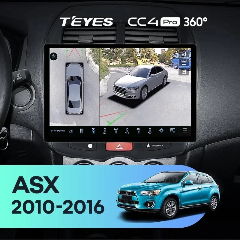 Штатная магнитола Teyes CC4 Pro 360 8/128 Citroen C4 Aircross (2010-2017) F1 Тип-A (13")