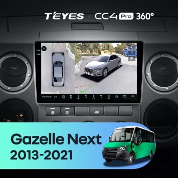 Штатная магнитола Teyes CC4 Pro 360 8/128 для GAZ Gazelle Next (2013-2021) F3