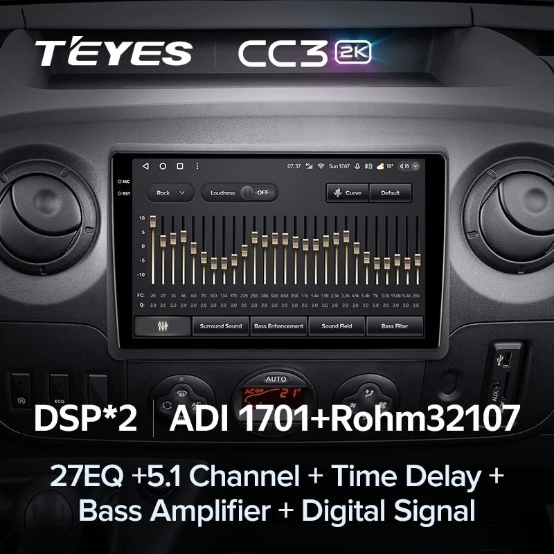 Штатная магнитола Teyes CC3 2K 360 6/128 Nissan NV400 (2010-2020) F2