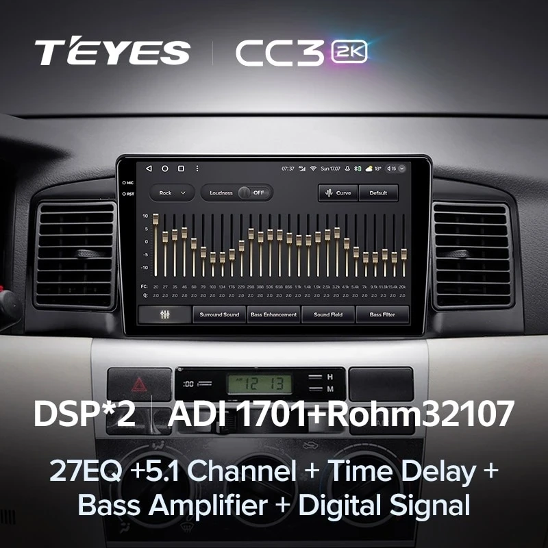 Штатная магнитола Teyes CC3 2K 4/32 BYD F3 (2005-2013)