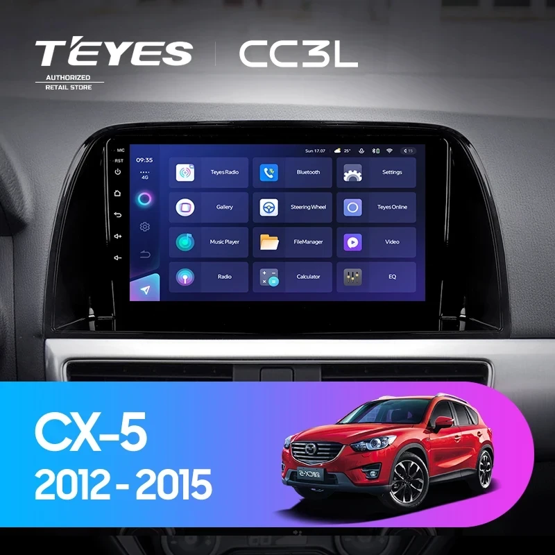 Штатная магнитола Teyes CC3L 4/64 Mazda CX-5 (2012-2015) Тип-B