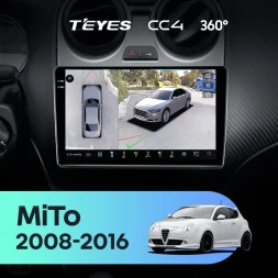 Штатная магнитола Teyes CC4 360 6/64 Alfa Romeo MiTo 955 (2008-2016)