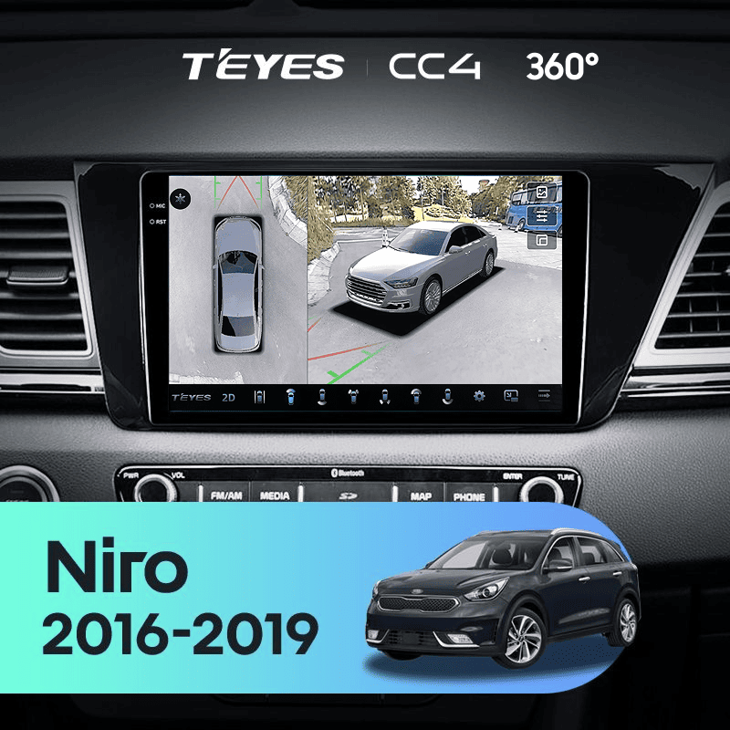 Штатная магнитола Teyes CC4 360 8/128 Kia Niro DE (2016-2019)