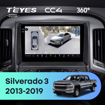 Штатная магнитола Teyes CC4 360 8/128 Chevrolet Silverado 3 GMTK2 (2013-2019)