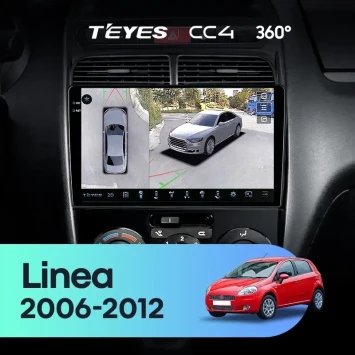 Штатная магнитола Teyes CC4 360 8/128 Fiat Linea (2006-2012)