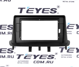 Переходная рамка Renault Megane 3 (2008-2014) (9")