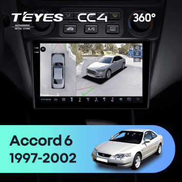 Штатная магнитола Teyes CC4 360 8/128 Honda Accord 6 (1997-2002)
