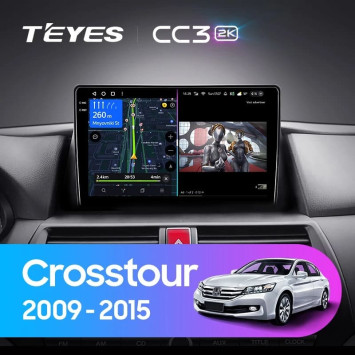 Штатная магнитола Teyes CC3 2K 4/32 Honda Crosstour 1 TF (2009-2015)