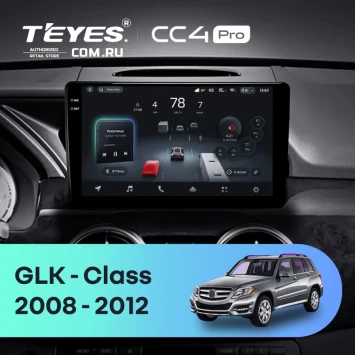 Штатная магнитола Teyes CC4 Pro 8/128 Mercedes-Benz GLK-Class X204 (NTG 4.0) (2008-2012)