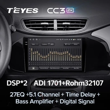 Штатная магнитола Teyes CC3 2K 6/128 Chevrolet Onix (2012-2019)
