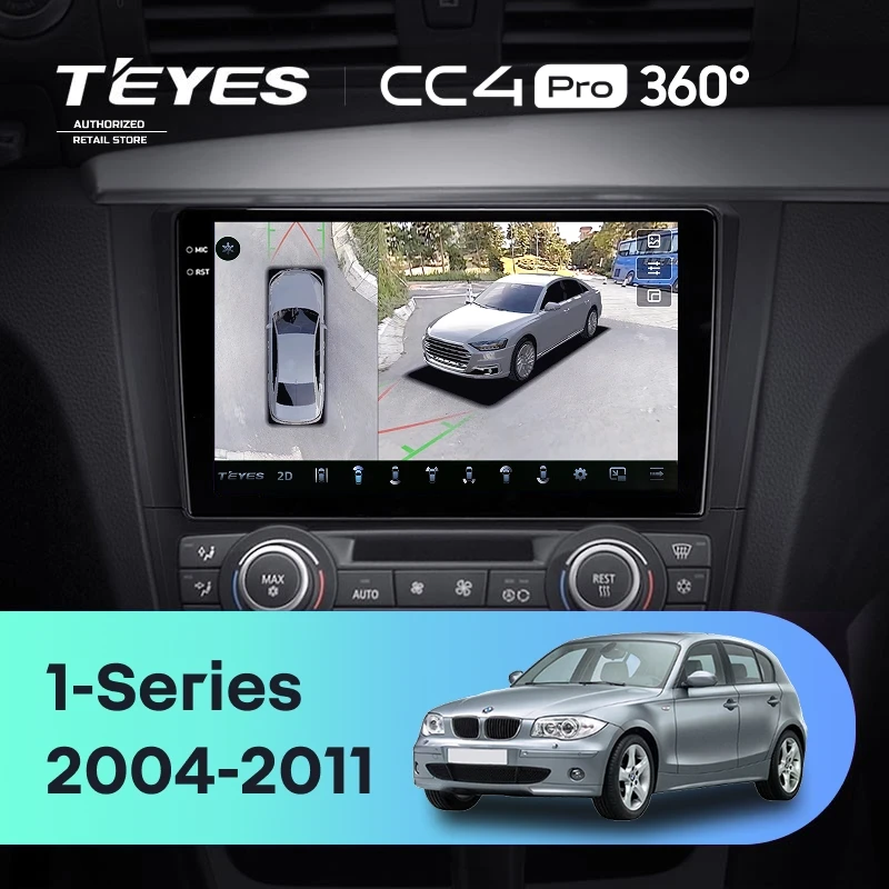 Штатная магнитола Teyes CC4 Pro 360 12/256 BMW 1 серия E88 E82 E81 E87 (2004-2011) F1