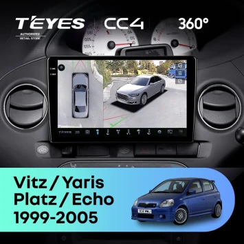 Штатная магнитола Teyes CC4 360 8/128 Toyota Vitz XP10 (1999-2005) F2