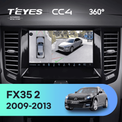 Штатная магнитола Teyes CC4 360 8/128 Infiniti FX35 2 (2009-2013) Тип-B