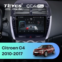 Штатная магнитола Teyes CC4 Pro 8/128 Citroen C4 Aircross (2010-2017) F2 Тип-A (9")