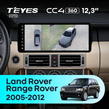 Штатная магнитола Teyes CC4 12.3" 360 6/64 Land Rover Range Rover (2005-2012)