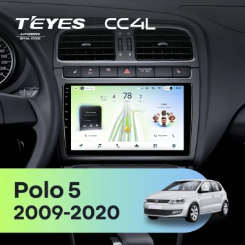 Штатная магнитола Teyes CC4L 6/64 с DTS Volkswagen Polo 5 (2009-2020) (матовая)
