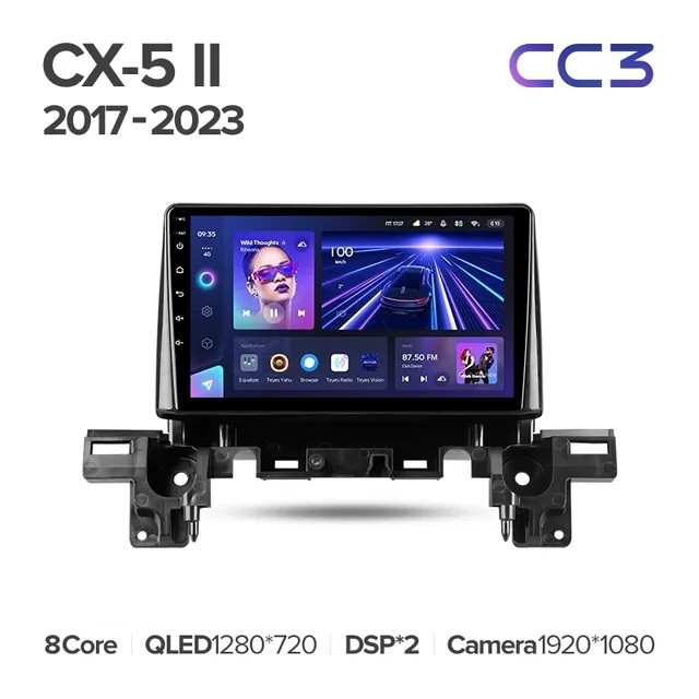 Штатная магнитола Teyes CC3L 4/64 Mazda CX-5 2 KF (2017-2023) F2
