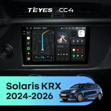 Штатная магнитола Teyes CC4 6/64 Solaris KRX (2024-2026)