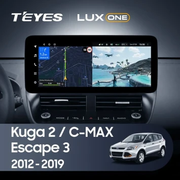 Штатная магнитола Teyes LUX ONE 360 6/128 Ford Kuga 2 (2012-2019)