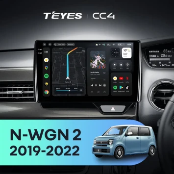 Штатная магнитола Teyes CC4 8/128 Honda N-WGN 2 (2019-2022) Правый руль