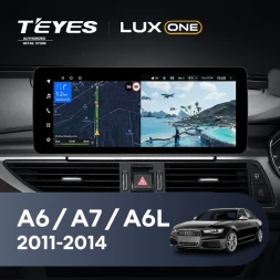 Штатная магнитола Teyes LUX ONE 6/128 Audi A6 C7 4 A6L (HN+R System) (2011-2014) Правый руль