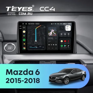 Штатная магнитола Teyes CC4 6/64 Mazda 6 GJ GL (2015-2018) Тип-A (0din)