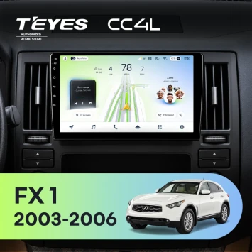 Штатная магнитола Teyes CC4L 4/64 Infiniti FX 1 (S50) (2003-2006)