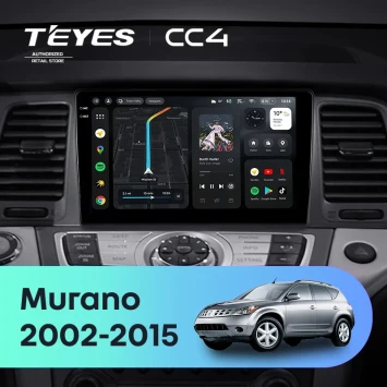 Штатная магнитола Teyes CC4 6/64 Nissan Murano Z50 (2002-2015) для авто без Bose