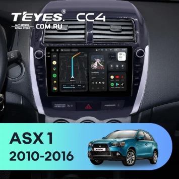Штатная магнитола Teyes CC4 8/128 Mitsubishi ASX 1 (2010-2016) F2 Тип-B (9")