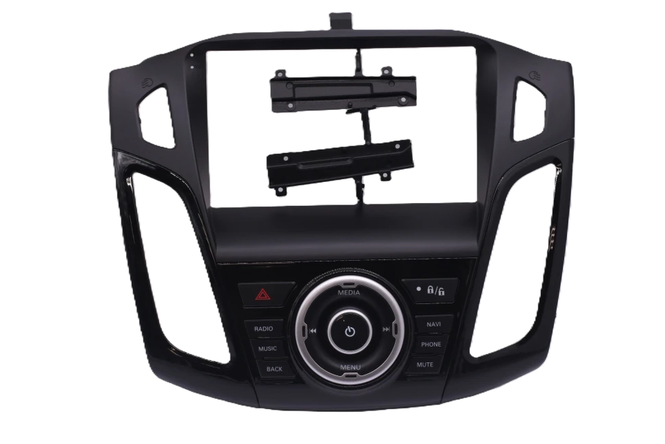 Переходная рамка Ford Focus 3 (2011-2019) F3 (чёрная) (9")