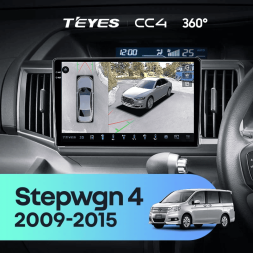 Штатная магнитола Teyes CC4 360 8/128 Honda Stepwgn 4 (2009-2015) Правый руль