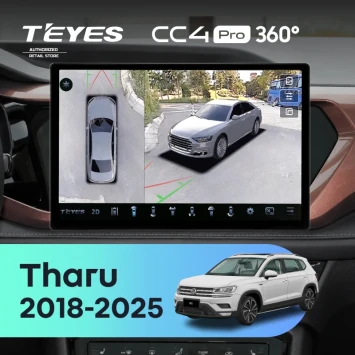 Штатная магнитола Teyes CC4 Pro 360 8/128 Volkswagen Tharu (2018-2025) (13")