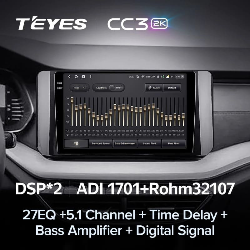 Штатная магнитола Teyes CC3 2K 4/64 Skoda Octavia 4 A8 (2019-2021)
