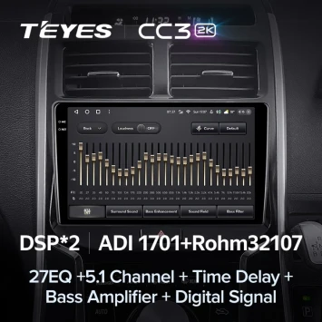 Штатная магнитола Teyes CC3 2K 4/32 Toyota Sai K10 (2013-2017)