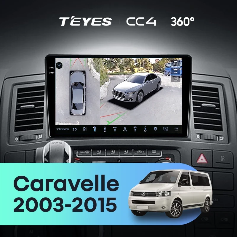 Штатная магнитола Teyes CC4 360 6/64 Volkswagen Caravelle (2003-2015)
