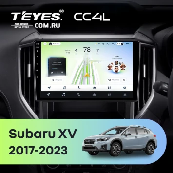 Штатная магнитола Teyes CC4L 6/64 с DTS Subaru XV (2017-2023)