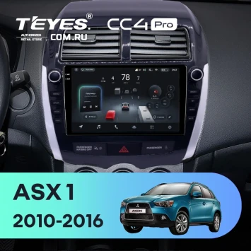 Штатная магнитола Teyes CC4 Pro 12/256 Mitsubishi ASX 1 (2010-2016) F2 Тип-B (9")
