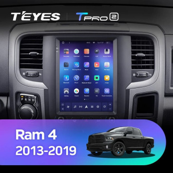 Штатная магнитола Tesla style Teyes TPRO 2 3/32 Dodge Ram 4 IV DJ DS (2013-2019) Тип-B