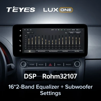 Штатная магнитола Teyes LUX ONE 4/64 Toyota Corolla 10 E140 E150 (2006-2013)