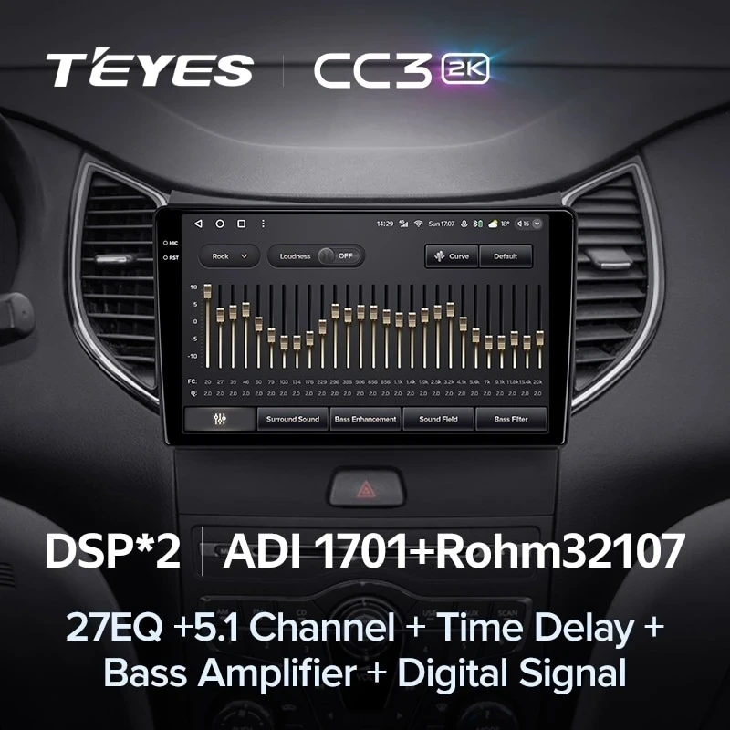 Штатная магнитола Teyes CC3 2K 6/128 FAW Besturn B50 (2013-2016) F1