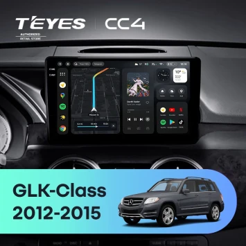 Штатная магнитола Teyes CC4 8/128 Mercedes-Benz GLK-Class X204 (2012-2015)