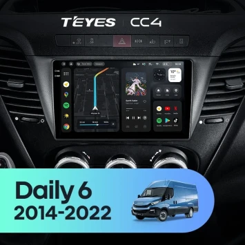 Штатная магнитола Teyes CC4 6/64 Iveco Daily 6 (2014-2022)