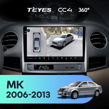 Штатная магнитола Teyes CC4 360 6/64 Geely MK 1 (2006-2013)
