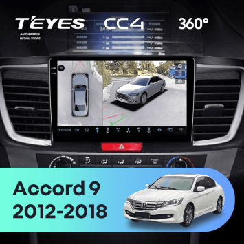 Штатная магнитола Teyes CC4 360 8/128 Honda Accord 9 CR (2012-2018)